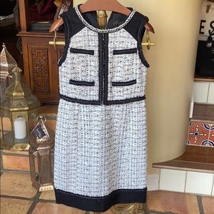 Tweeted sheath pearl dress